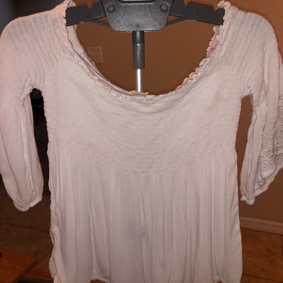 Strapless White Hollister Blouse - Picture 3 of 4